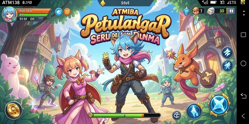 Gameplay seru dalam ATM138 yang membawa Anda ke dunia anime.