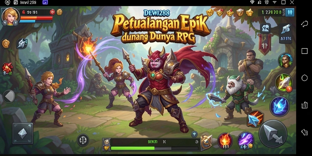 Tampilan gameplay DEWI288 yang seru dan menarik dalam dunia RPG.
