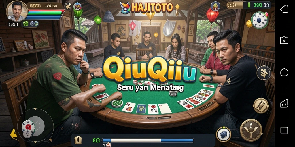 Tampilan gameplay menarik dari HAJITOTO QiuQiu.