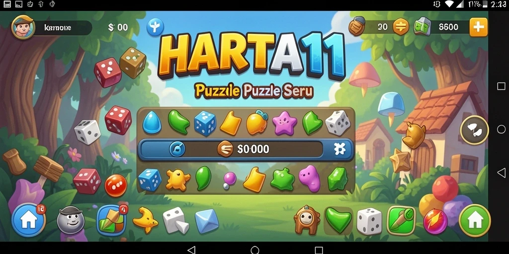 Gameplay seru HARTA11 yang menantang dan penuh teka-teki.