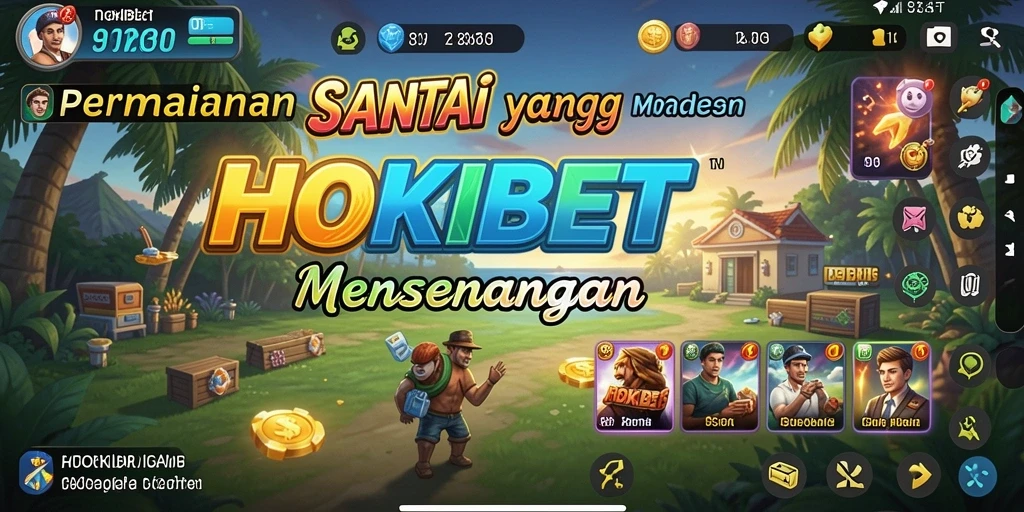 Screenshot gameplay HOKIBET yang penuh warna dan menarik.