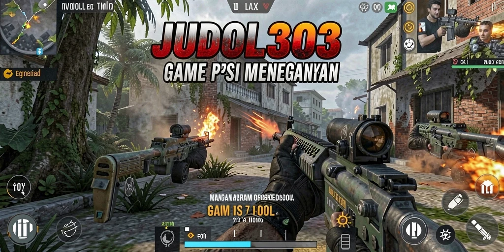 Tampilan gameplay seru dari JUDOL303, penuh aksi FPS.