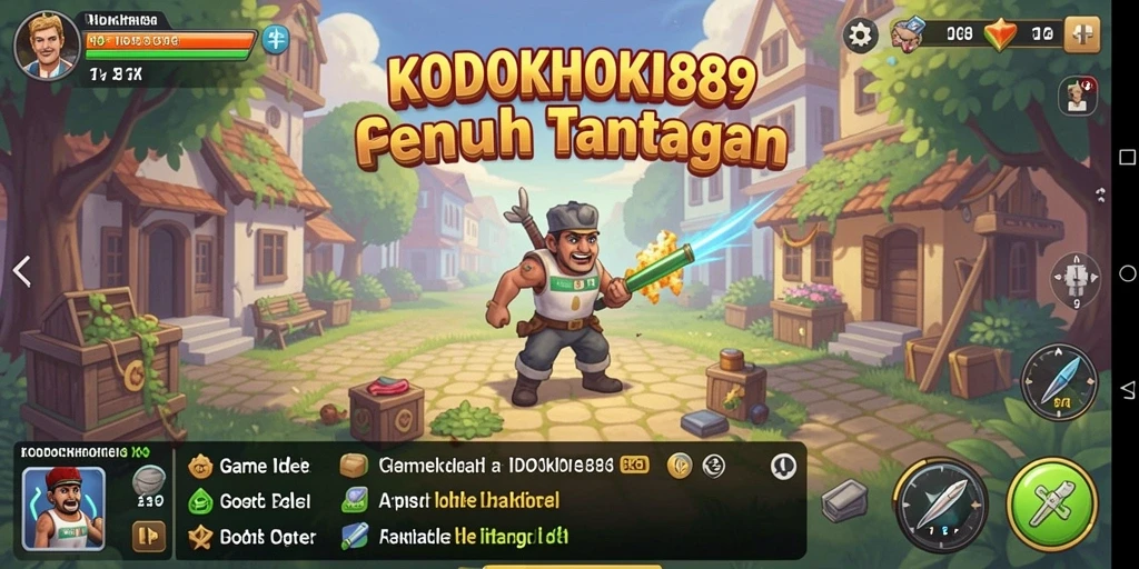 Screenshot utama KODOKHOKI889 menampilkan gameplay santai yang menarik.