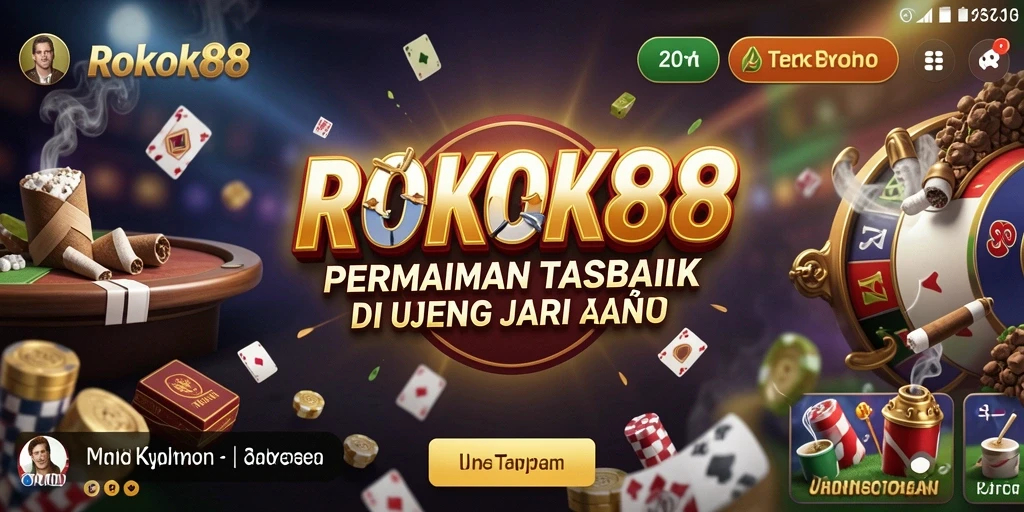 Screenshot gameplay ROKOK88 menampilkan suasana kasino yang hidup dan interaktif.