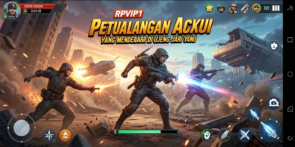Tampilan seru gameplay RPVIP1 yang memukau dan penuh aksi.